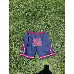 Movie Vaughn Basketball Baseball Shorts Wild Thing Streetball Workout Gym 2XL